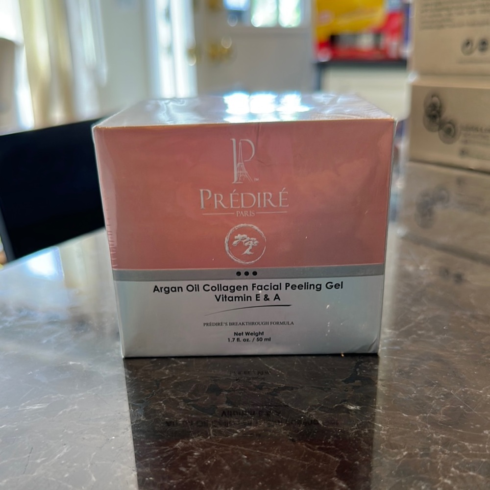 Argan Oil Collagen Facial Peeling Gel - Pink